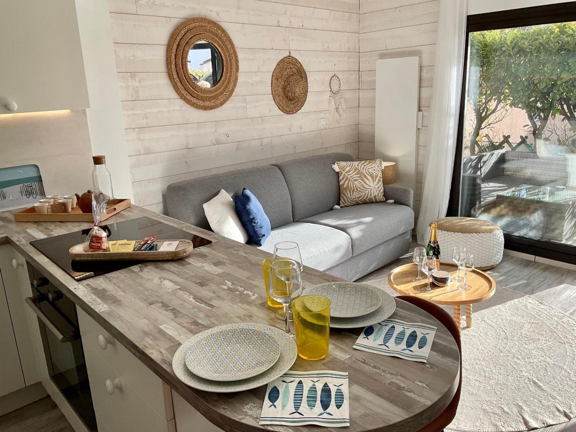 Le Nid Douillet, Studio Avec Terrasse Et Parking A 400M Des Plages 라모르플라주 외부 사진