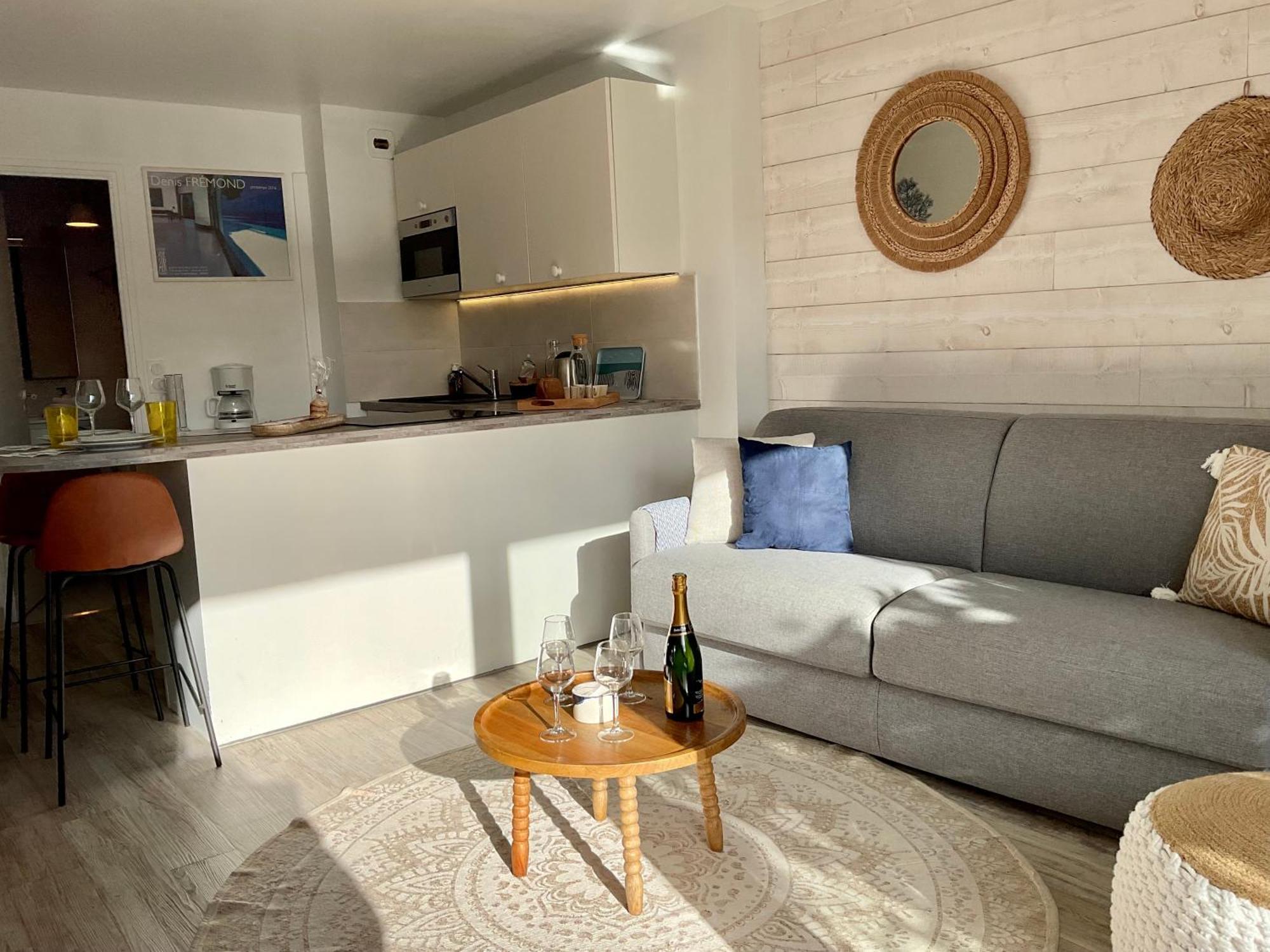 Le Nid Douillet, Studio Avec Terrasse Et Parking A 400M Des Plages 라모르플라주 외부 사진