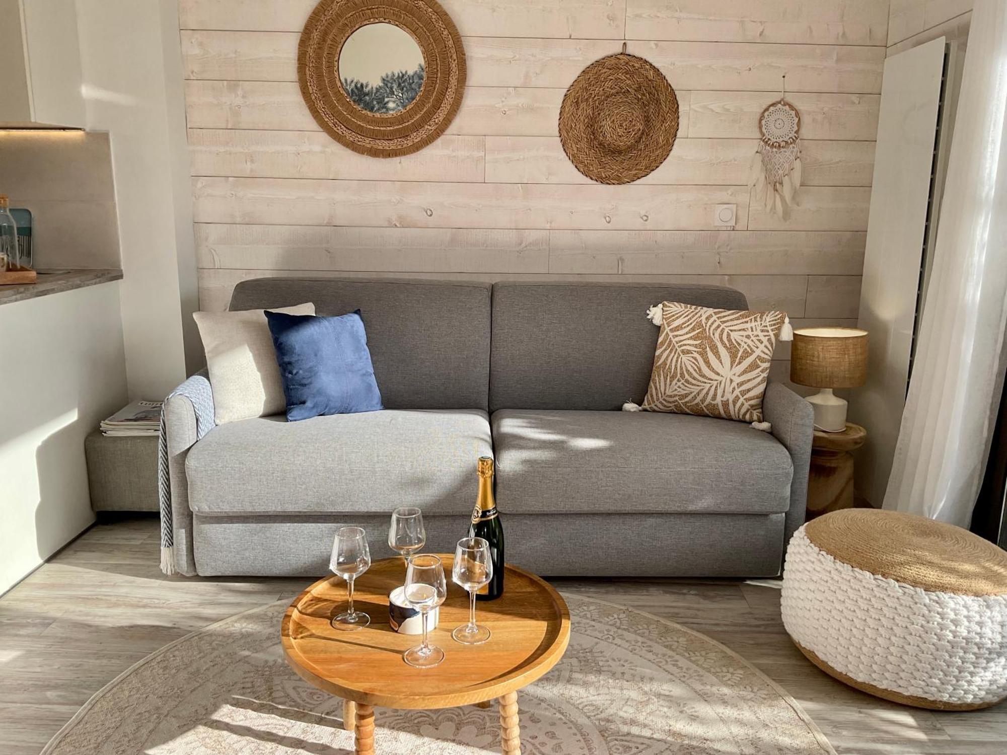 Le Nid Douillet, Studio Avec Terrasse Et Parking A 400M Des Plages 라모르플라주 외부 사진